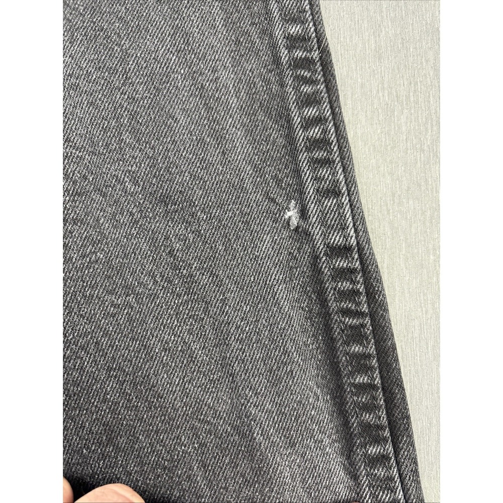 Wrangler Rugged Wear Straight Leg Black Denim Jeans Pants Mens Size 38x30 - Picture 6 of 16